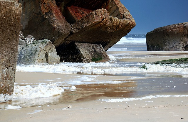 Bunker an der Nordseeküste